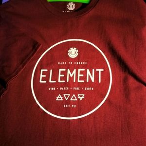 Men's Element T Shirt New!! Size Large